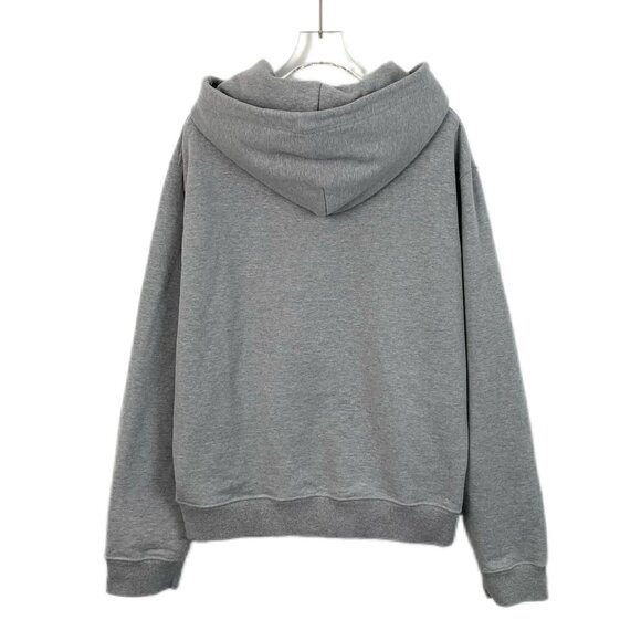 Miu Miu Gray Hooded Sweatshirt With Kangaroo Pocket L - Picture 2 of 8